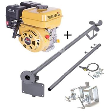 Imagem de Motor Barco Buffalo 7hp - 4t Popa E Rabeta Completa 2.20mt