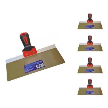 Imagem de Espátula Inox Para Drywall Gesso Massa Corrida 12 Polegadas