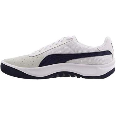 Imagem de PUMA Casual Masculino Califórnia, Puma Branco/Peacoat/Puma Branco, 7
