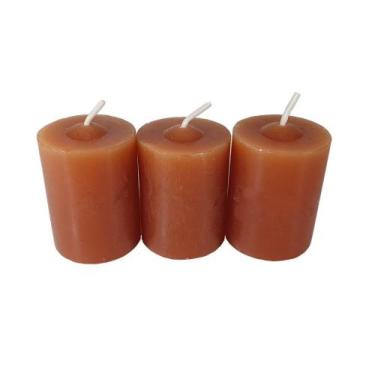 Imagem de Kit 3 Velas Aromáticas Perfumadas Com Aroma De Canela - Velas Da Ju