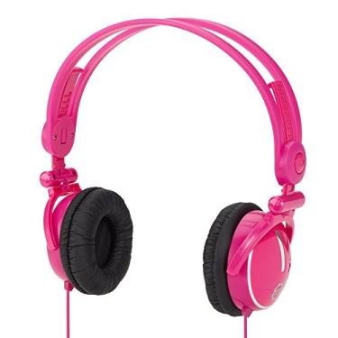 Imagem de Fones de ouvido para viagem dobráveis Kidz Gear, rosa