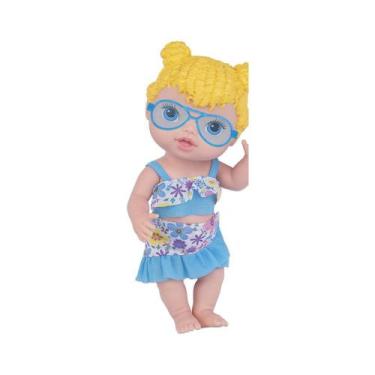 Imagem de Boneca Babys Collection Praia Bebê Menina - Super Toys - Supertoys