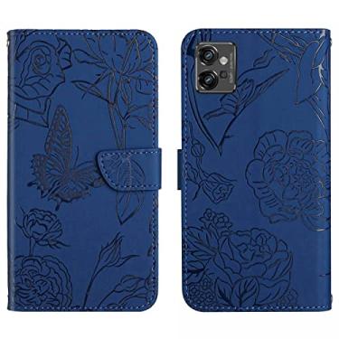 Imagem de HONGYAN Capa de telefone Para Motorola Moto G32 HT03 Skin Feel Butterfly Flip Leather Case de telefone Flip Capa protetora