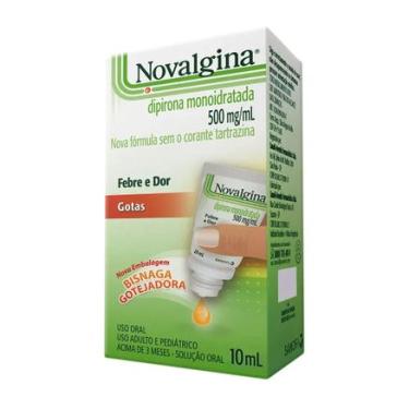 Imagem de Novalgina 500mg/ml Solução Oral com 10ml SANOFI-AVENTIS
