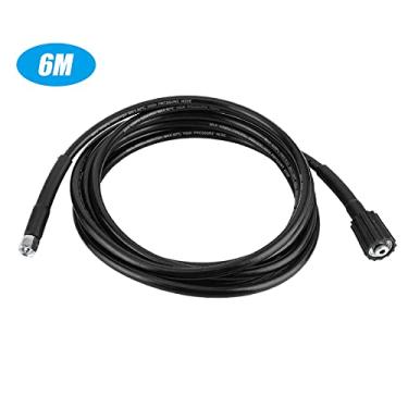 Imagem de Tingpai Manguei de limpeza a jato de água de alta pressão M14 X M22 de 5800 psi pa Karcher K2 K3 6m