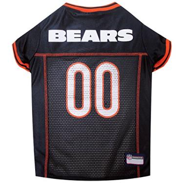 Imagem de Camiseta NFL CHICAGO BEARS Dog Jersey, camiseta PP roupa bonita para cães ou gatos e pequenos animais