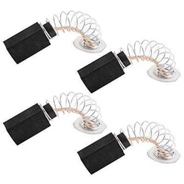 Imagem de Conjunto de 4 escovas de carbono 145323-06 145323-03 145323-02 para serras de esquadria Dewalt DW705 DW708 DW715 DW744 DW362