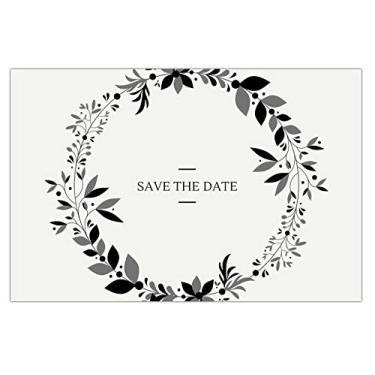 Imagem de 30 cartões Save The Date para casamento, noivado, aniversário, chá de bebê, festa de aniversário, convites para cartões postais, anúncios de eventos em branco, vintage