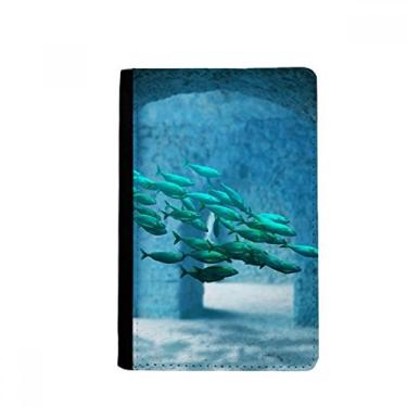 Imagem de Porta-passaporte Ocean Fish Science Nature Picture Notebook Burse Carteira Capa Cartão, Multicolor