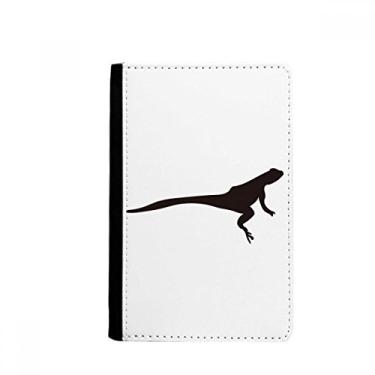 Imagem de Porta-passaporte preto Lizad Animal Retrato Notecase Burse Capa Carteira Cartão Bolsa, Multicolor