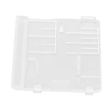 Imagem de Cobertura de bobina destacável para máquina de costura feita de peças de máquina de plástico transparente