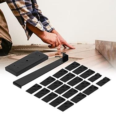 Imagem de Kit de instalação de piso, ferramenta de instalação de piso de madeira laminado conjunto de ferramentas de instalação espaçador barra de puxar bloco de roscar
