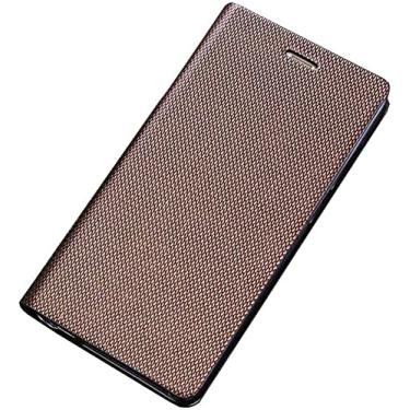 Imagem de KAPPDE Capa de telefone flip de couro, capa de celular anti-queda completa para iPhone 11/Apple 11 Series (textura de diamante) (cor: ouro, tamanho: 5,8 polegadas)