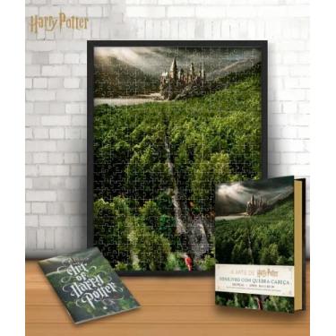 Imagem de A arte de Harry Potter: caixa de luxo colecionável com quebra-cabeça 500 peças e minilivro