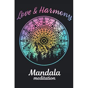 Imagem de Love & Harmony Mandala: blanko Journal for Yoga and Meditation Diary Sketchbook A5 120 pages