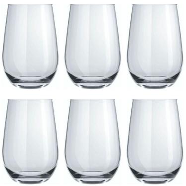 Imagem de Jogo de Copos 480ml Dubai Nadir Figueiredo 6 Peças de Vidro Transparente