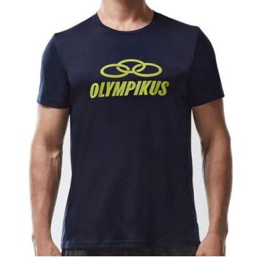 Imagem de Camiseta Olympikus Big Logo Masculina - Preto/Limão