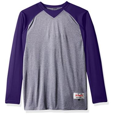 Imagem de Camiseta de beisebol Raglan Intensity Boys, Oxford/Purple, Medium