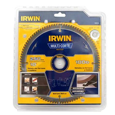 Imagem de IRWIN Lâmina de Serra Circular Multicorte de 250mm e 100 Dentes 363021LA
