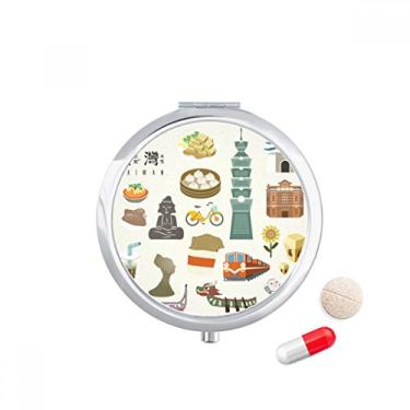 Imagem de Taiwan apresenta porta-comprimidos, porta-comprimidos, bolso e caixa de armazenamento de remédios