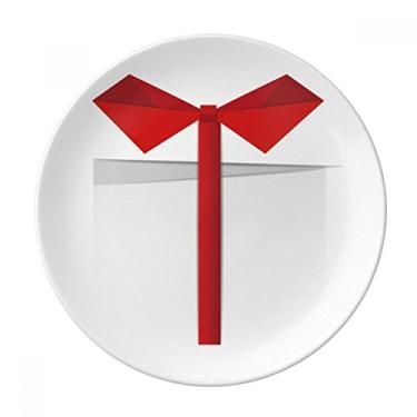 Imagem de Prato de origami branco abstrato de decorativo de porcelana salver talheres, prato de jantar