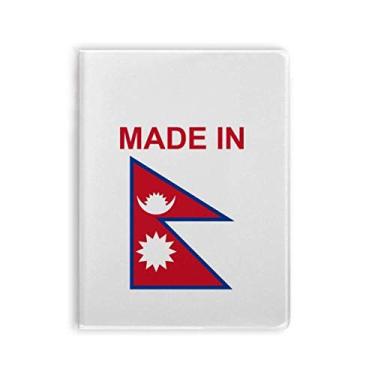 Imagem de Diário de capa macia feita no Nepal Country Love capa de goma
