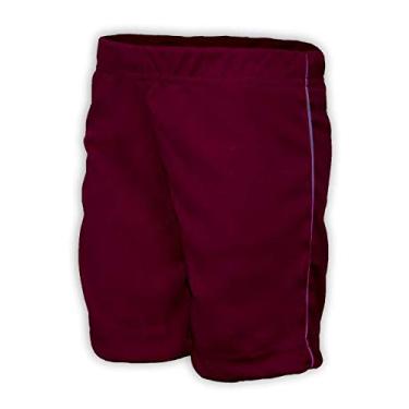 Imagem de Bermuda Helanca Infantil Vinho Tamanho 08