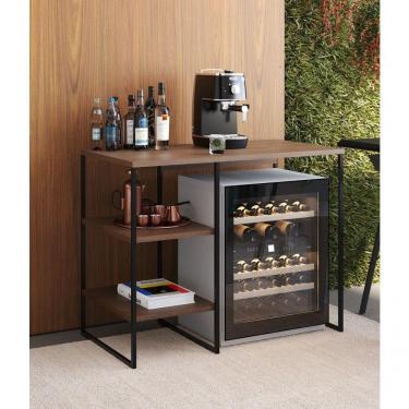 Imagem de Aparador Industrial P/ Cervejeira C/2 Prateleiras 95x75x50cm