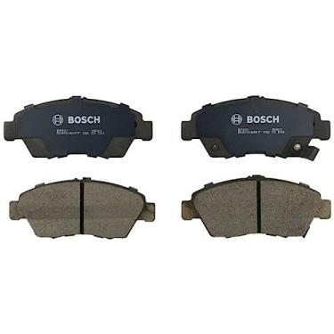 Imagem de BOSCH Conjunto de pastilhas de freio a disco orgânico premium BP621 QuietCast - Compatível com Acura RSX selecionado; Honda Civic, Civic del Sol, Fit; FRENTE