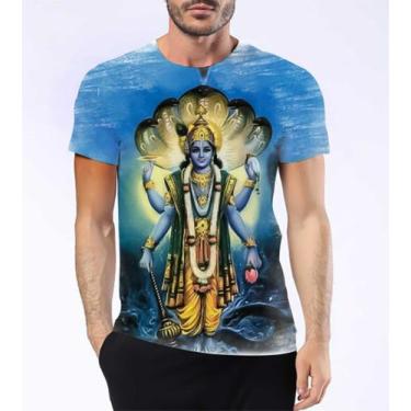 Imagem de Camisa Camiseta Vishnu Deus Hindu Sustentação Universo Hd 9 - Estilo K