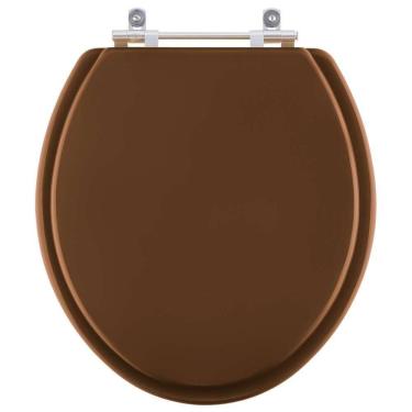 Imagem de Assento Sanitário Poliester Flamingo Ocre Marrom para vaso Incepa