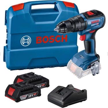 Imagem de Parafusadeira Furadeira de Impacto GSB18V-50 Bivolt 2 Baterias Bosch