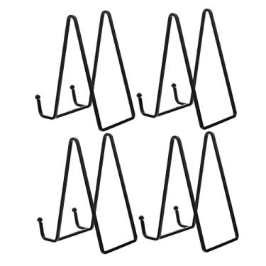 Imagem de Abaodam 16 Peças Expositor De Chapa De Ferro Suporte De Placa De Arte De Ferro Cavalete De Exibição De Ferro Suporte De Exibição De Ferro Faça Você Mesmo Simples Ferramenta De Suporte