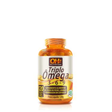 Imagem de TRIPLO OMEGA 3-6-9 1000MG COM 120 CAPSULAS OLEOSAS OH2 Nutrition 
