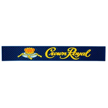 Imagem de Crown Royal Tapete canadense Whisky Long Bar Mat Tapete de derramamento de trilho - 59 x 8,9 cm