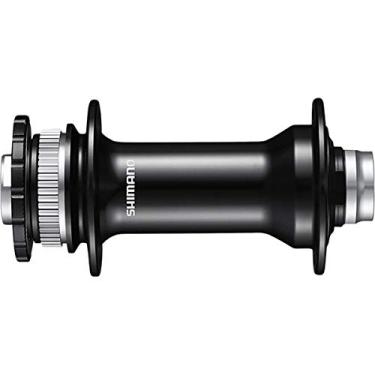 Imagem de Hub frontal SHIMANO HB-MT900-B - Cadeado central, Preto, 15x110 (28h)