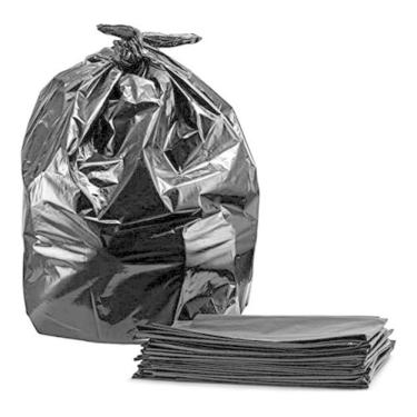 Imagem de Saco De Lixo 40litros Super Resistente 100 Unidades preto