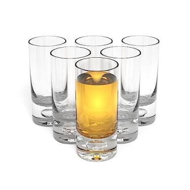 Imagem de Badash Copos de shot Galaxy Crystal – Conjunto de copos de shot ou vodka de 85 g de altura de 10 cm – Vidro de cristal exclusivo soprado na boca – Ótima adição para qualquer bar doméstico