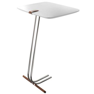 Imagem de Mesa Apoio Lateral  para Sofá Lisboa Pé Cromado