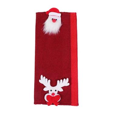 Imagem de Hemobllo 2 Pçs Protetor De Pano De Geladeira Natal Desenhos Animados Capa De Alça De Geladeira Protetor De Alça De Geladeira Protetor De Alça De Decoração De Casa Capas De Alça De