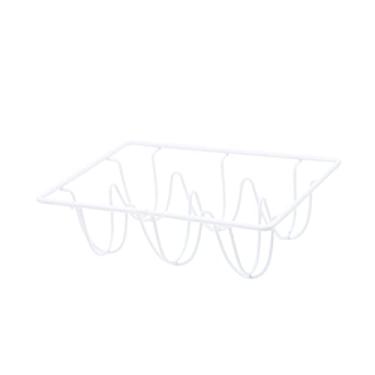 Imagem de Hemobllo Bandeja De Servir De Metal Recipiente De Ornamento Bandeja De Metal Rack De Ovos De Ferro Caixas De Armazenamento De Metal Porta-Ovos Geladeira Organizador De Ovos Recipientes De