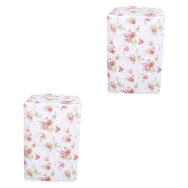 Imagem de UKCOCO 2 Pçs Capa De Máquina De Lavar Roupa Capa À Prova Dwaterproof Água Máquina De Lavar Roupa Pulsador