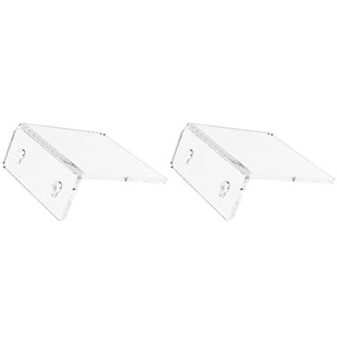 Imagem de 2 Pçs Rack de Exibição de Sabão Acrílico Rack de Parede Prateleira Flutuante para Quarto de Garrafa de Sabão Líquido