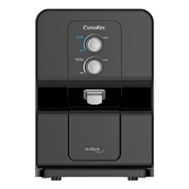 Imagem de Purificador De Água Esmaltec Acqua7 Compressão 110v Preto