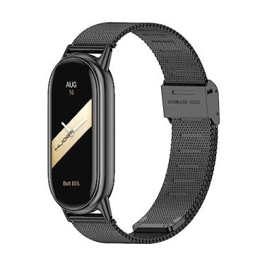 Imagem de MIJOBS Pulseira de substituição respirável para Xiaomi Mi Band 10/9/8 para Mi Fit Band 9 SmartWatch para mulheres e homens