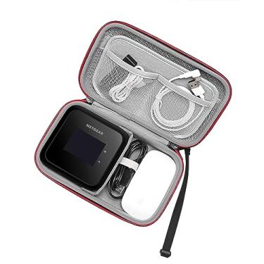 Imagem de RLSOCO Capa para roteador móvel NETGEAR Nighthawk M1/M6/M7 Pro/M6 Pro/M5/M2/M3 MR6110/MR1100/MR6150/MR6500/MR5200/MR6550 - Preto