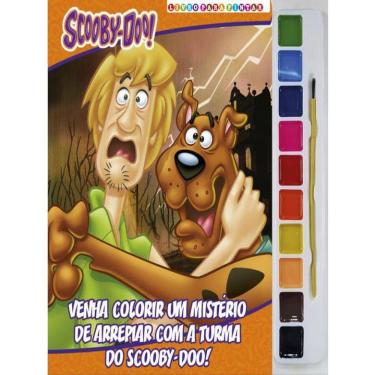 Imagem de Scooby-Doo Livro Para Pintar Com Aquarela