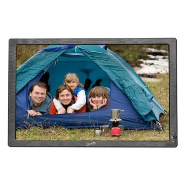 Imagem de Visor LCD panorâmico portátil SuperSonic com sintonizador de TV digital, entradas USB/SD e compatível com AC/DC para RVs, 7 polegadas