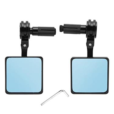 Imagem de Vomeko Bar End Bicicleta Espelho, Espelhos Da Motocicleta Universal, Espelhos Ajustáveis ​​da Bicicleta Guiador Espelho Retrovisor(preto)