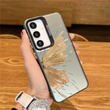 Imagem de Para Samsung Galaxy S24 S23 S 24 23 Ultra FE Plus Note20 Note 20 Ultra S24Ultra S23Ultra S23FE Capa de telefone fofa, preta, para Samsung S24 Ultra